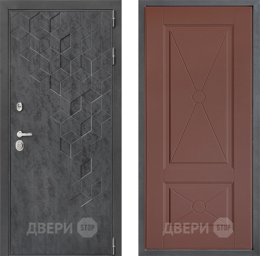 Дверь Дверной континент ДК-3/713 ФЛ-617 Ясень шоколадный в Чехове