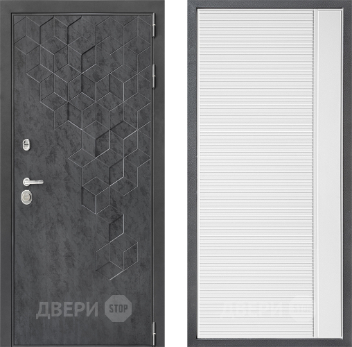 Дверь Дверной континент ДК-3/713 ФЛ-757 Белое Стекло Софт милк в Чехове