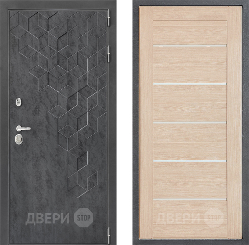 Входная металлическая Дверь Дверной континент ДК-3/713 ФЛ-46 Капучино в Чехове