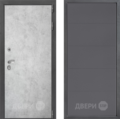 Дверь Дверной континент ДК-3/743 ФЛ-649 Графит софт в Чехове