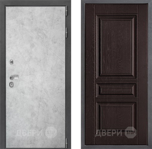 Дверь Дверной континент ДК-3/743 ФЛ-243 Дуб шоколадный в Чехове