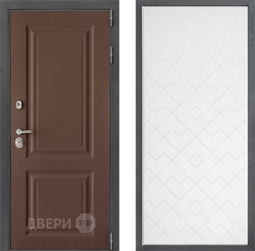Дверь Дверной континент ДК-3/729 ФЛ-Тиффани Белый софт в Чехове