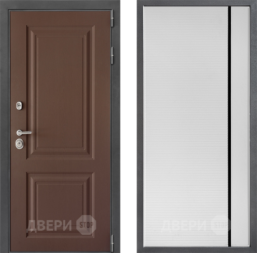 Дверь Дверной континент ДК-3/729 ФЛ-757 Черное Стекло Софт милк в Чехове