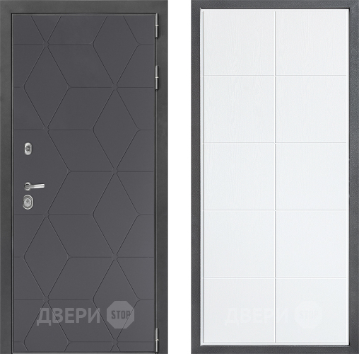 Входная металлическая Дверь Дверной континент ДК-3/744 ФЛ-Кватро Белое дерево в Чехове
