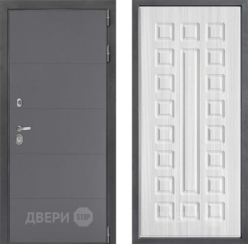 Входная металлическая Дверь Дверной континент ДК-3/649 ФЛ-183 Сандал белый в Чехове
