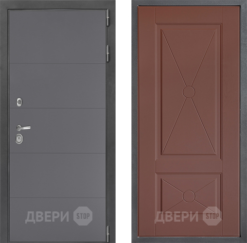 Дверь Дверной континент ДК-3/649 ФЛ-617 Ясень шоколадный в Чехове
