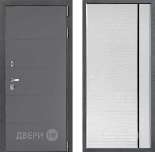 Дверь Дверной континент ДК-3/649 ФЛ-757 Черное Стекло Софт милк в Чехове