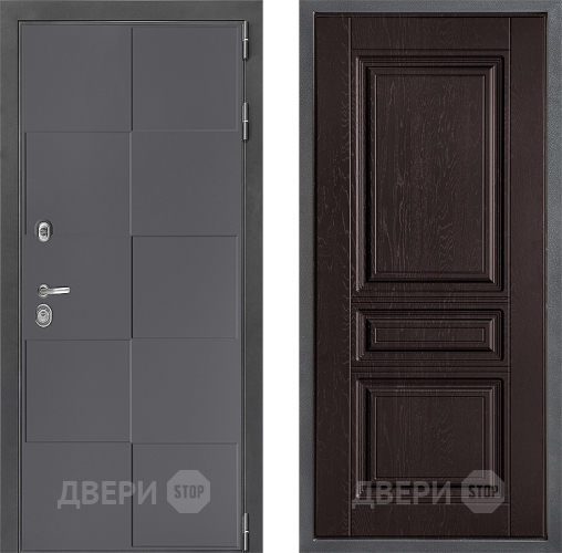 Дверь Дверной континент ДК-3/606 ФЛ-243 Дуб шоколадный в Чехове
