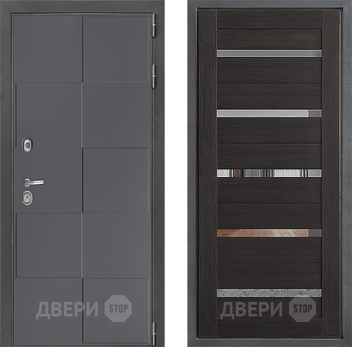 Входная металлическая Дверь Дверной континент ДК-3/606 ФЛ-47 Венге в Чехове