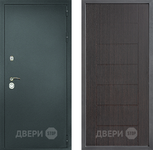 Дверь Дверной континент Рубикон Серебро Дизайн ФЛ-Лайн Венге в Чехове