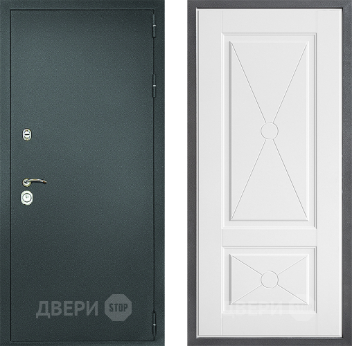 Входная металлическая Дверь Дверной континент Рубикон Серебро Дизайн ФЛ-617 Софт милк в Чехове