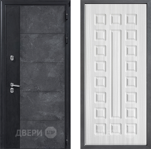 Входная металлическая Дверь Дверной континент ДК-15 Бетон ТЕРМО ФЛ-183 Сандал белый в Чехове