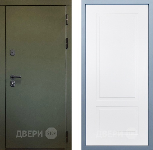 Входная металлическая Дверь Дива МД-61 Н-7 Белый в Чехове