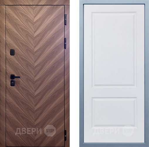 Входная металлическая Дверь Дива МД-98 Д-7 Белый в Чехове