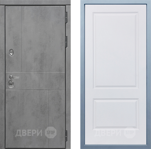 Входная металлическая Дверь Дива МД-48 Д-7 Белый в Чехове