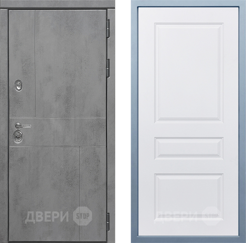 Входная металлическая Дверь Дива МД-48 Д-13 Белый в Чехове