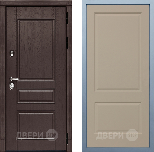 Входная металлическая Дверь Дива МД-90 Д-7 Шампань в Чехове