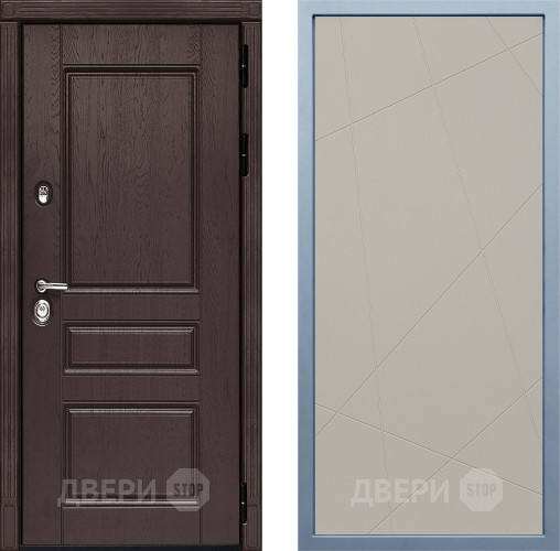 Входная металлическая Дверь Дива МД-90 Д-11 Шампань в Чехове