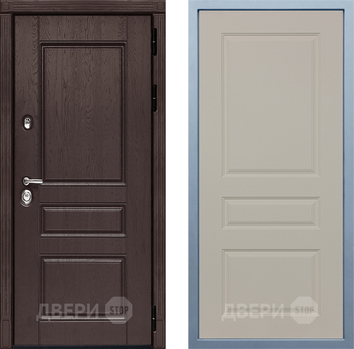 Входная металлическая Дверь Дива МД-90 Д-13 Шампань в Чехове