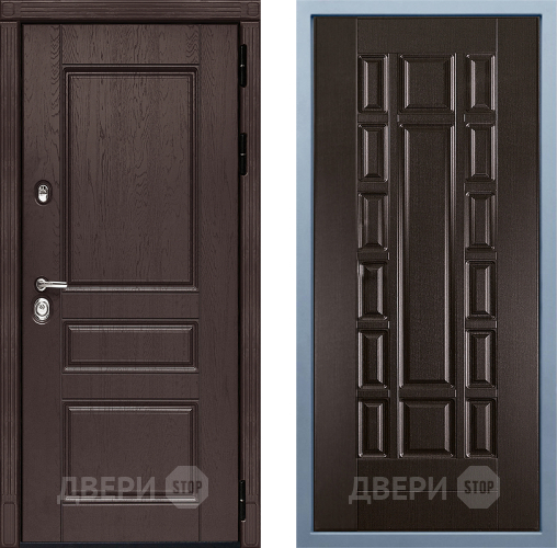 Входная металлическая Дверь Дива МД-90 М-2 Венге в Чехове
