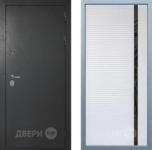 Входная металлическая Дверь Дива МД-40 Титан МХ-45 Белый матовый в Чехове
