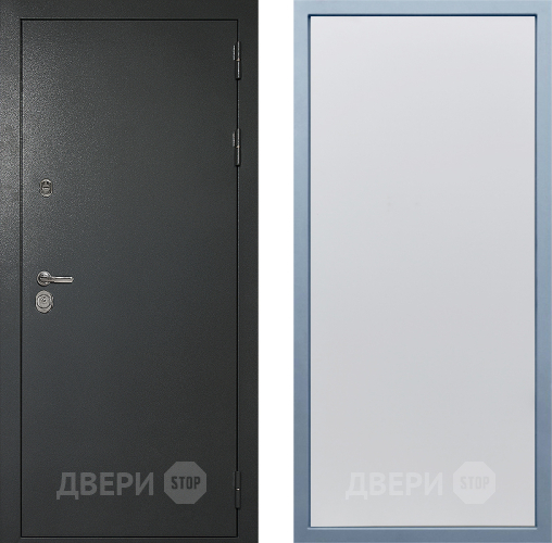 Входная металлическая Дверь Дива МД-40 Титан Н-1 Белый в Чехове