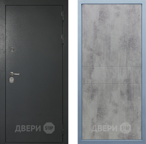 Дверь Дива МД-40 Титан М-1 Бетон темный в Чехове