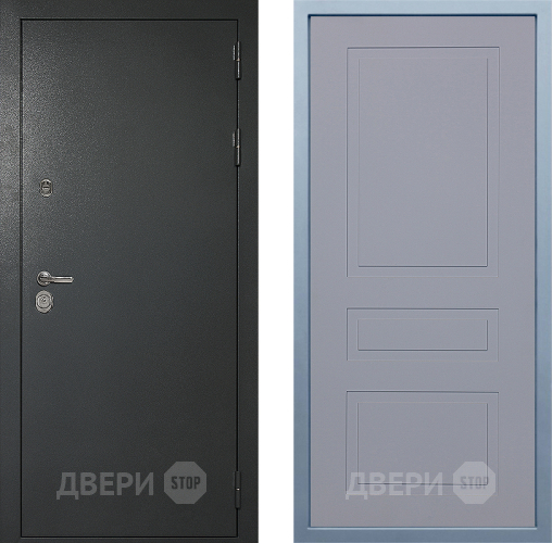 Входная металлическая Дверь Дива МД-40 Титан Н-13 Силк Маус в Чехове