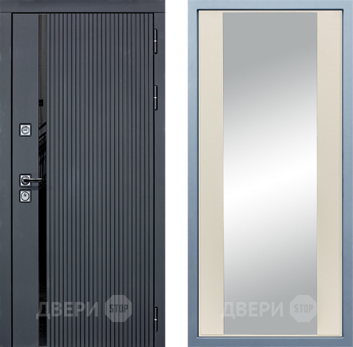Входная металлическая Дверь Дива МХ-46 STR Д-15 Зеркало Шампань в Чехове