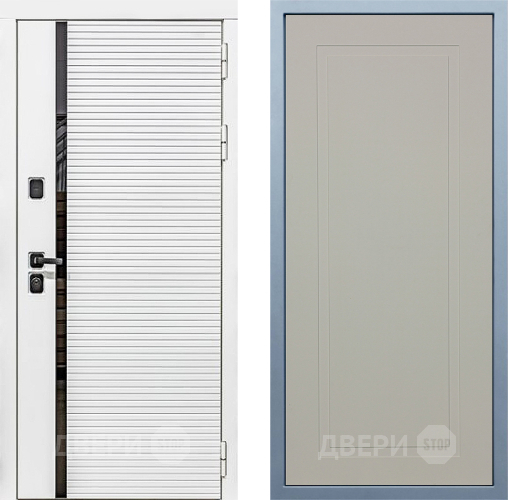 Входная металлическая Дверь Дива МХ-45 Белая STR Н-10 Шампань в Чехове