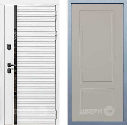 Входная металлическая Дверь Дива МХ-45 Белая STR Н-7 Шампань в Чехове