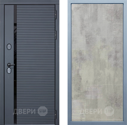 Дверь Дива МХ-45 STR Д-4 Бетон темный в Чехове