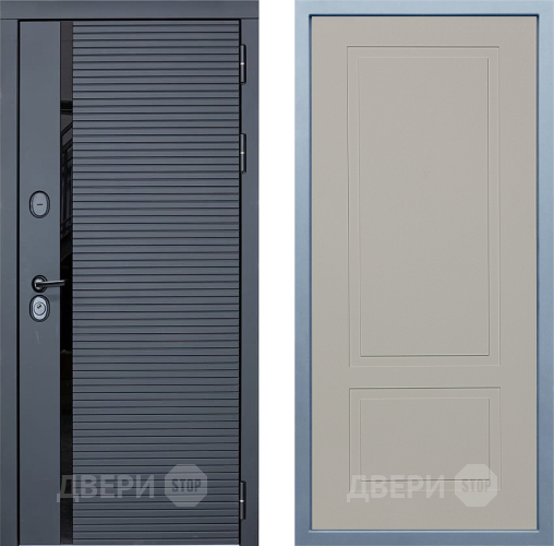 Входная металлическая Дверь Дива МХ-45 STR Н-7 Шампань в Чехове