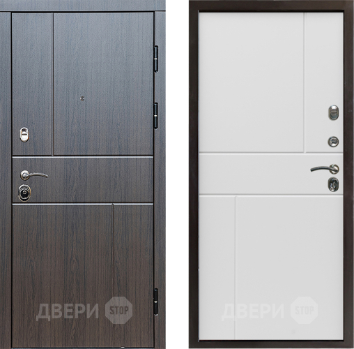 Входная металлическая Дверь Престиж Горизонт Венге Горизонт Бетон белый в Чехове