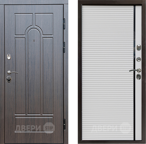 Входная металлическая Дверь Престиж Арка Porte Белый в Чехове
