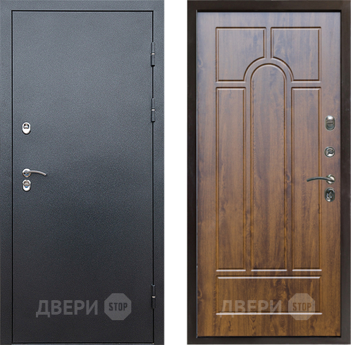 Входная металлическая Дверь Престиж TERMO с терморазрывом Снегирь Серебро Арка Дуб в Чехове