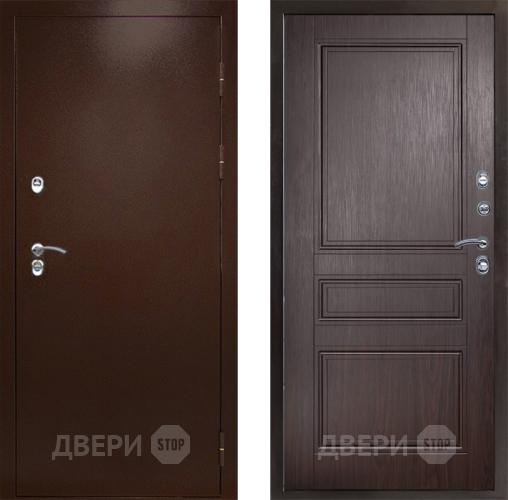Дверь Престиж TERMO с терморазрывом Снегирь Медь Классика Венге в Чехове