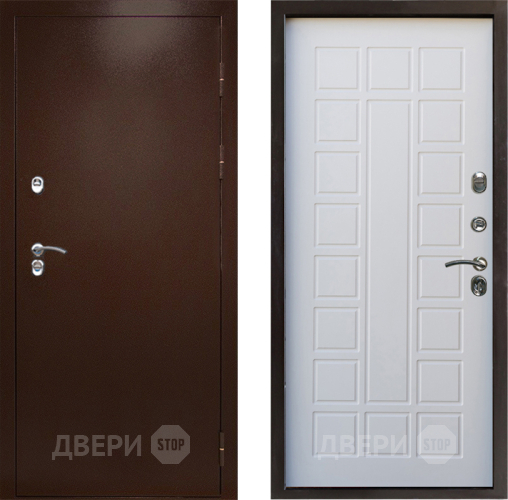 Дверь Престиж TERMO с терморазрывом Снегирь Медь Престиж Белое дерево в Чехове