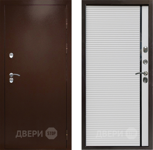 Дверь Престиж TERMO с терморазрывом Снегирь Медь Porte Белый в Чехове