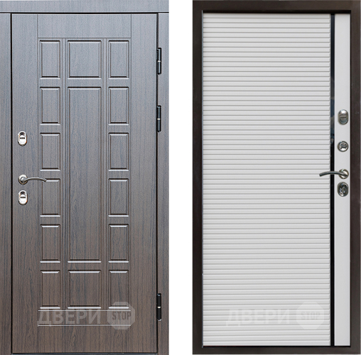 Входная металлическая Дверь Престиж TERMO с терморазрывом Престиж Porte Белый в Чехове