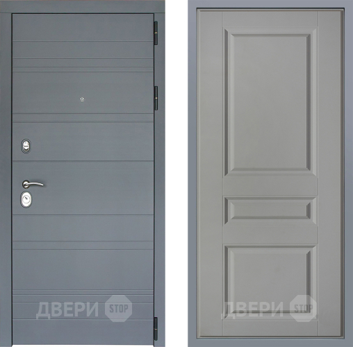 Дверь Заводские двери Лира Софт графит Стокгольм Грей софт в Чехове