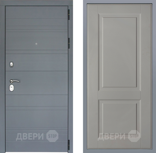 Дверь Заводские двери Лира Софт графит Доррен Грей софт в Чехове