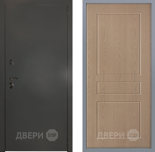 Дверь Заводские двери Эталон 3к антик серебро К-2 Беленый дуб в Чехове