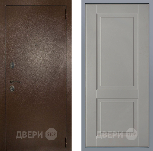 Дверь Заводские двери Эталон 3к антик медь Доррен Грей софт в Чехове