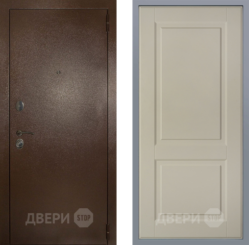 Дверь Заводские двери Эталон 3к антик медь Доррен Шампань в Чехове