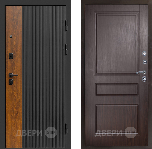 Входная металлическая Дверь Престиж Prestizh Классика Венге в Чехове
