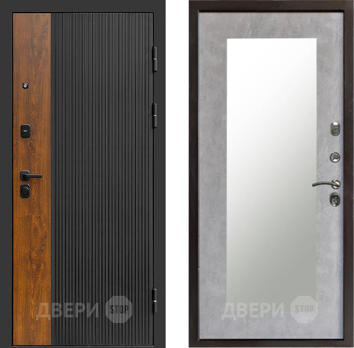 Дверь Престиж Prestizh Зеркло Пастораль Бетон светлый в Чехове