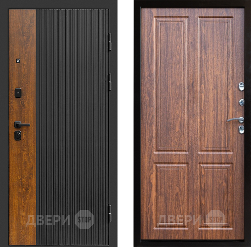 Входная металлическая Дверь Престиж Prestizh Премиум Орех светлый в Чехове