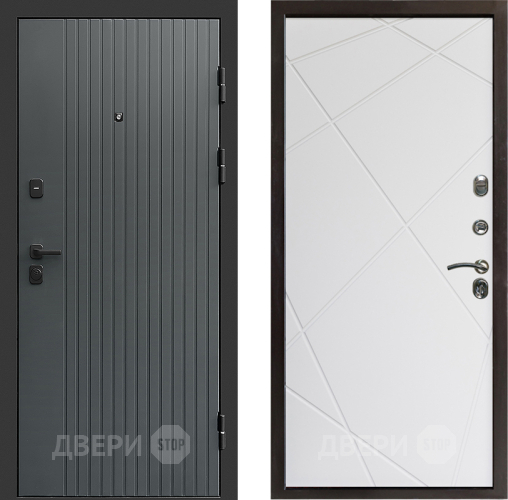 Дверь Престиж Tvist Grey Лучи Бетон белый в Чехове