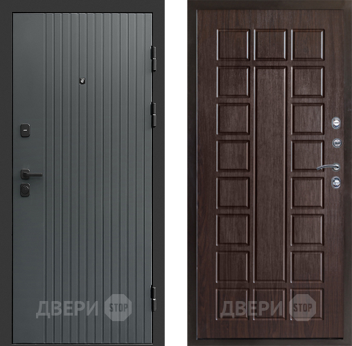 Входная металлическая Дверь Престиж Tvist Grey Престиж Венге в Чехове